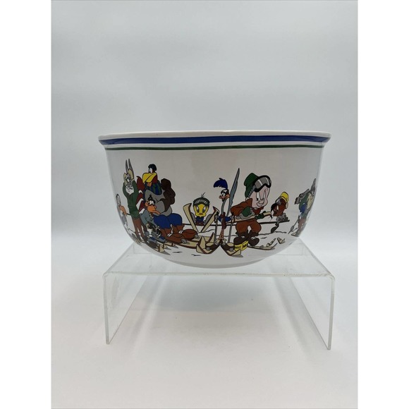 Warner Bros Looney Tunes Ceramic Bowl ‘94 amd Jar ‘97 - Picture 2 of 12